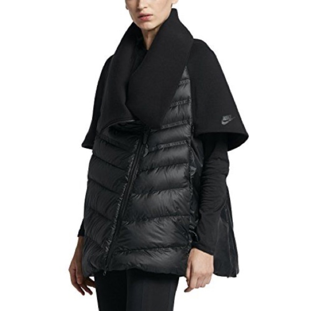 Nike tech aeroloft puffer cape down jacket
